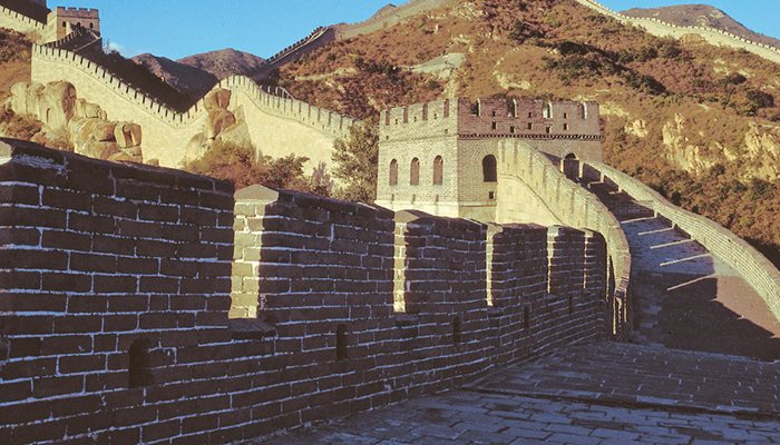 Section of the Great Wall of China